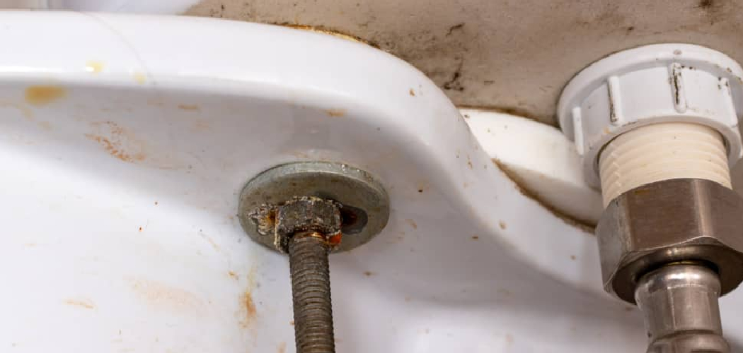 How to Remove Bolts from Toilet Tank
