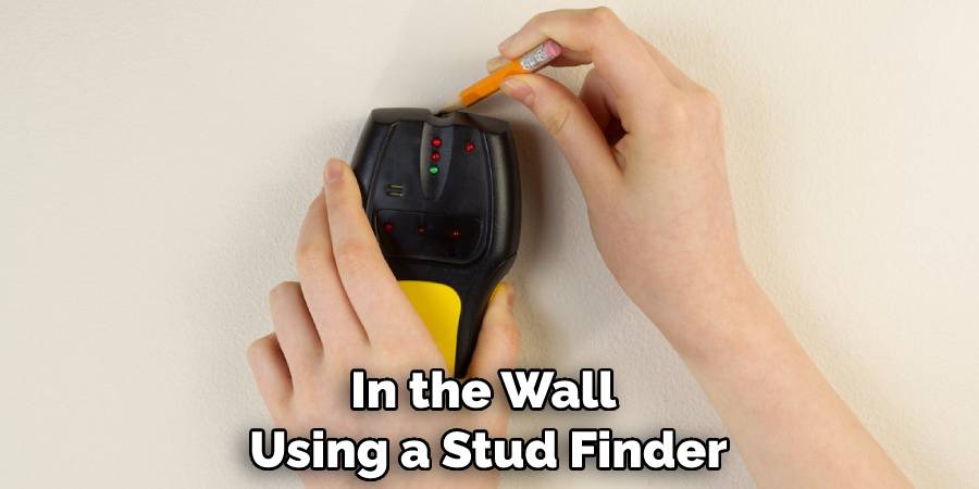In the Wall Using a Stud Finder