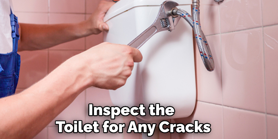 Inspect the Toilet for Any Cracks