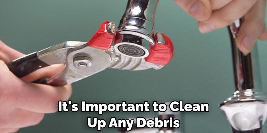 It's Important to Clean Up Any Debris