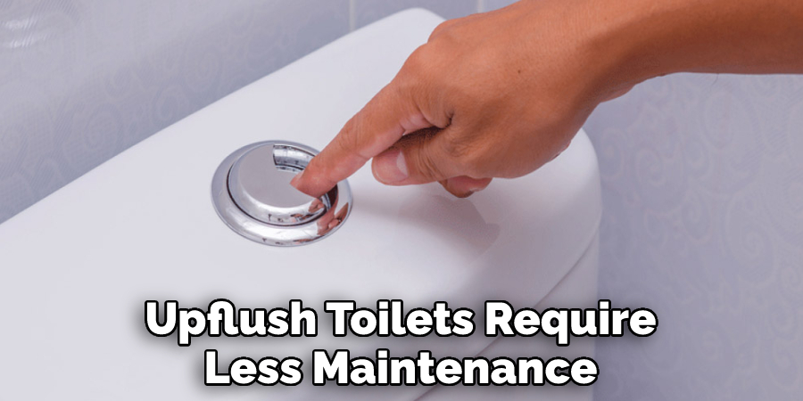 Upflush Toilets Require Less Maintenance