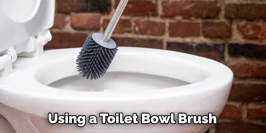 Using a Toilet Bowl Brush