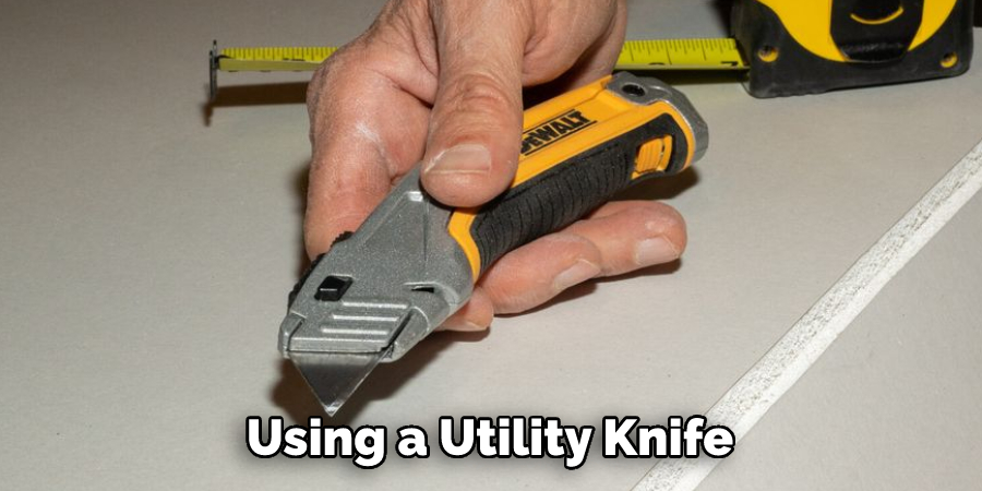 Using a Utility Knife