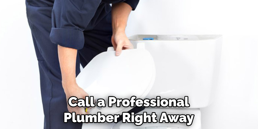 Call a Professional Plumber Right Away