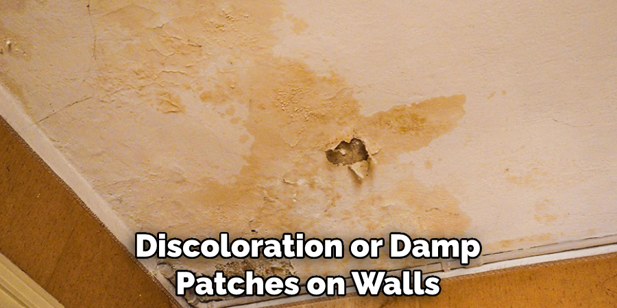 Discoloration or Damp Patches on Walls