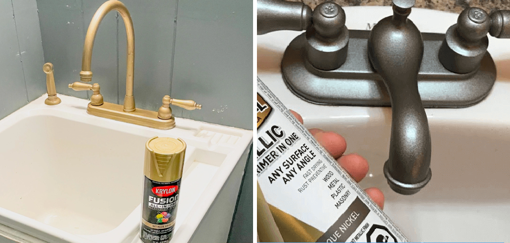 How to Paint Bathroom Faucets