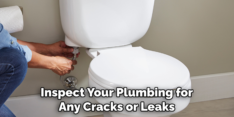 Inspect Your Plumbing for Any Cracks or Leaks