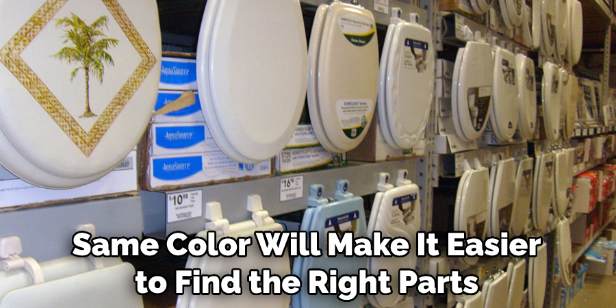 Same Color Will Make It Easier to Find the Right Parts