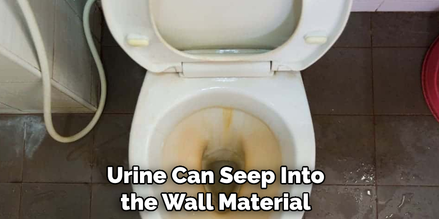 Urine Can Seep Into the Wall Material