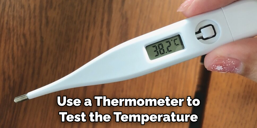 Use a Thermometer to Test the Temperature