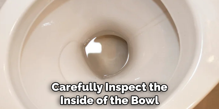 Carefully Inspect the Inside of the Bowl