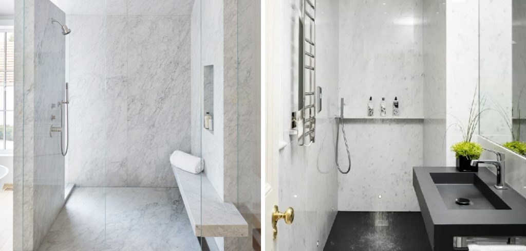 How to Keep Water From Splashing Out of Doorless Shower