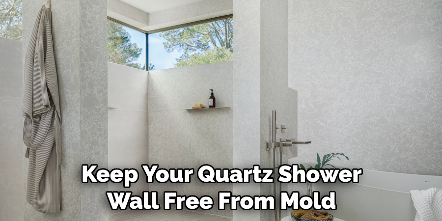 Keep Your Quartz Shower Wall Free From Mold