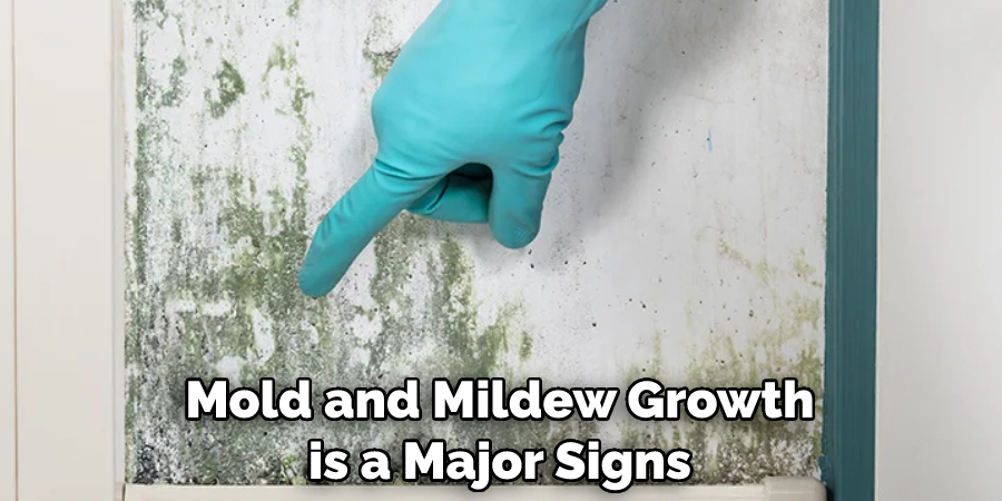 Mold and Mildew Growth is a Major Signs