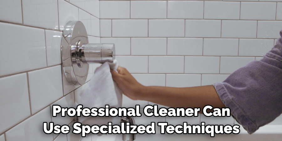 Professional Cleaner Can Use Specialized Techniques