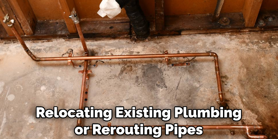 Relocating Existing Plumbing or Rerouting Pipes