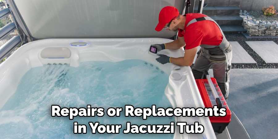 Repairs or Replacements in Your Jacuzzi Tub