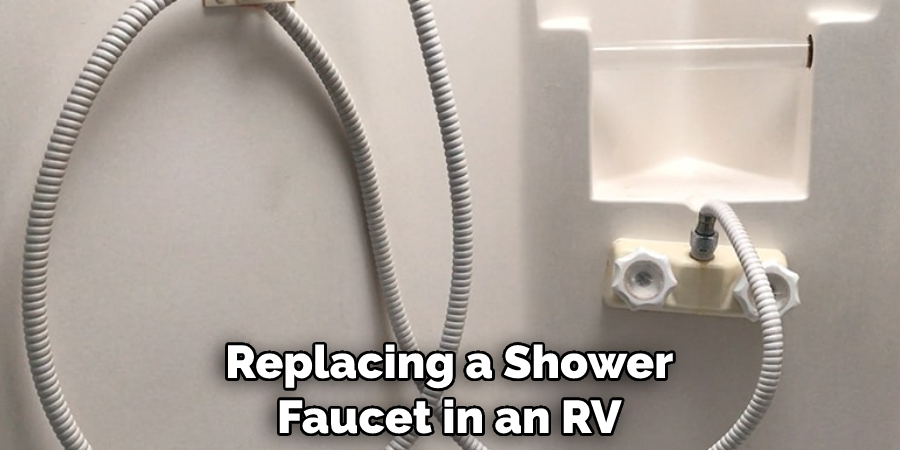 Replacing a Shower Faucet in an RV