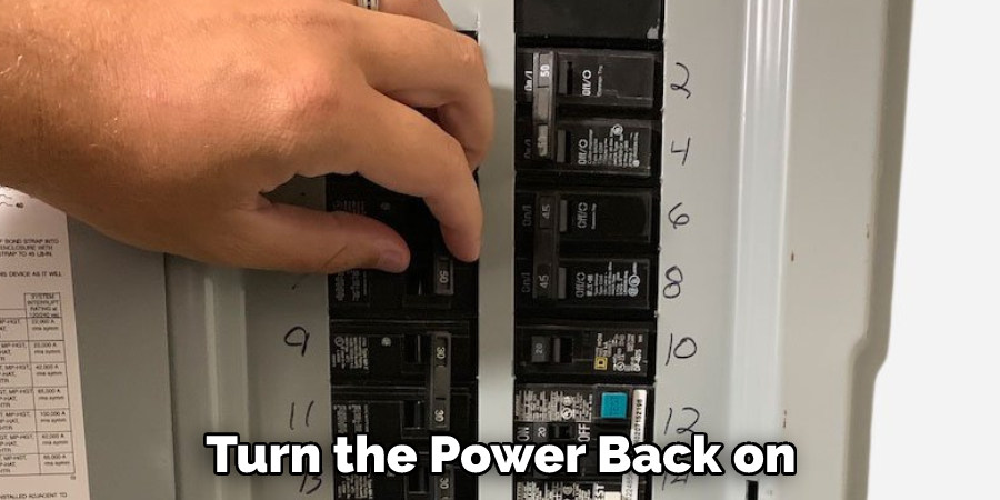 Turn the Power Back on