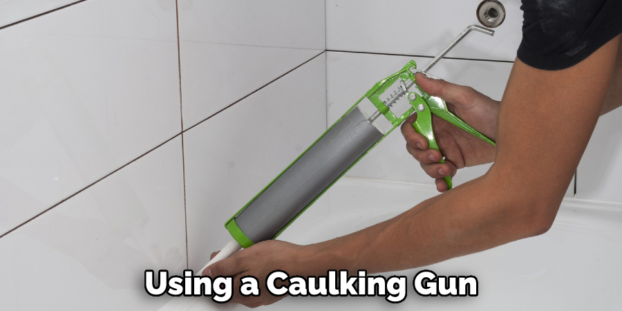 Using a Caulking Gun