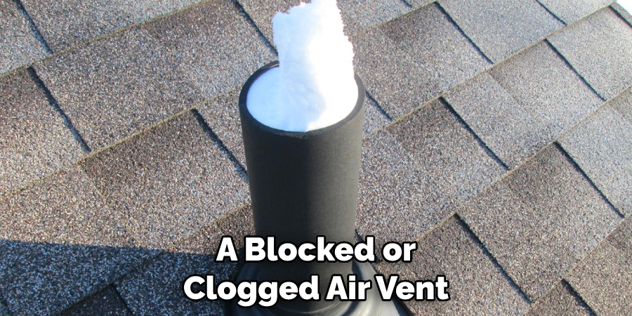 A Blocked or Clogged Air Vent