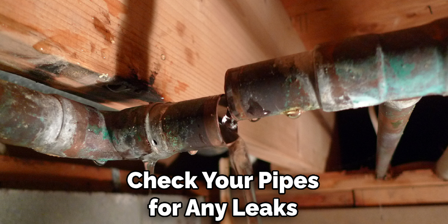 Check Your Pipes for Any Leaks