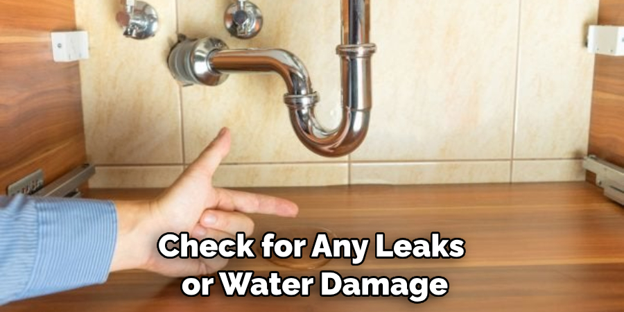 Check for Any Leaks or Water Damage