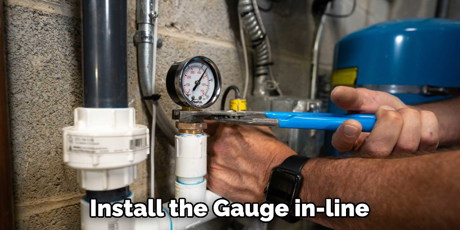 Install the Gauge in-line