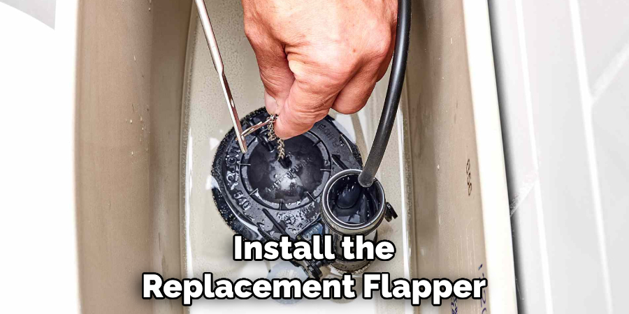 Install the Replacement Flapper