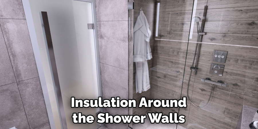 Insulation Around the Shower Walls