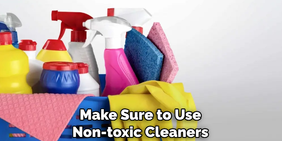 Make Sure to Use Non-toxic Cleaners