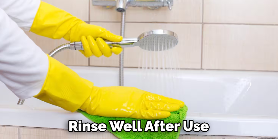 Rinse Well After Use