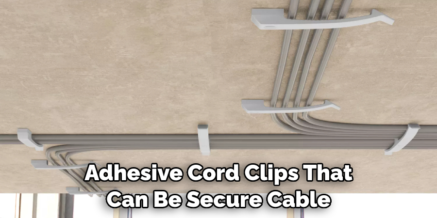 Adhesive Cord Clips That Can Be Secure Cable