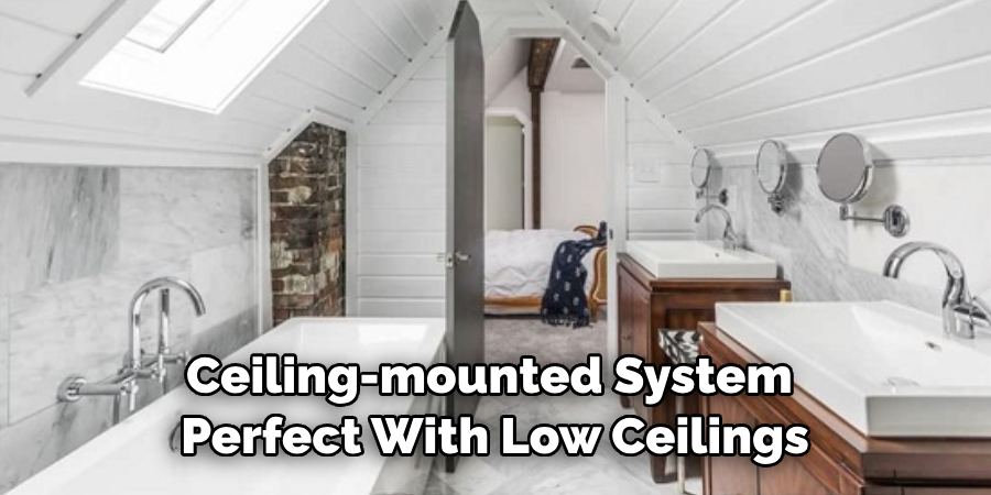 Ceiling-mounted System 
Perfect With Low Ceilings