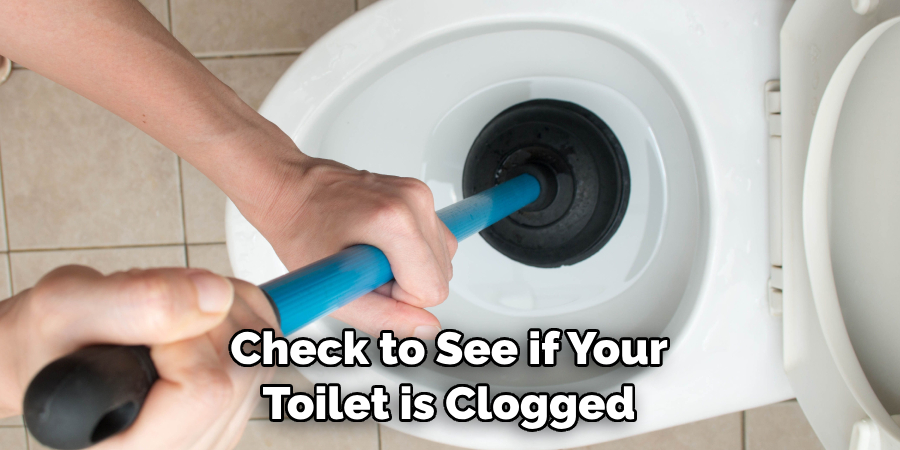 Check to See if Your 
Toilet is Clogged