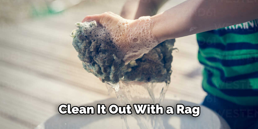 Clean It Out With a Rag