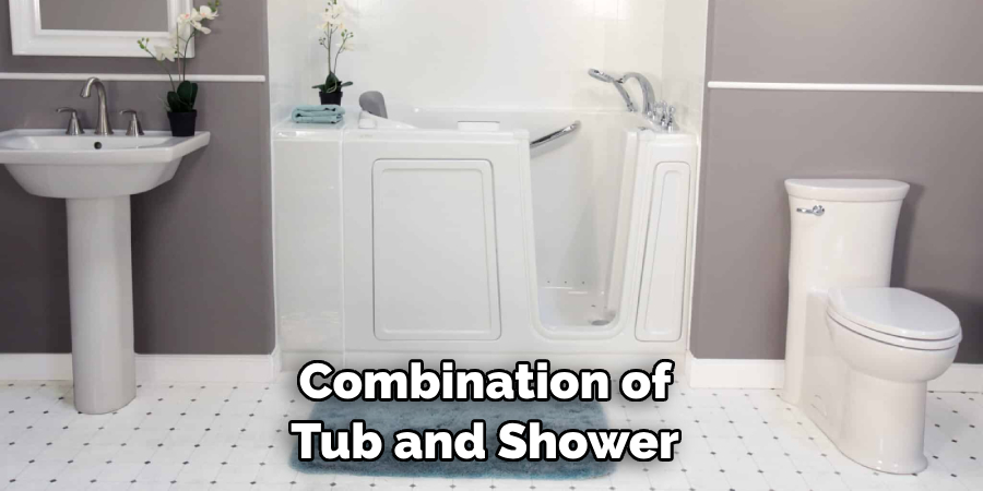 Combination of Tub and Shower