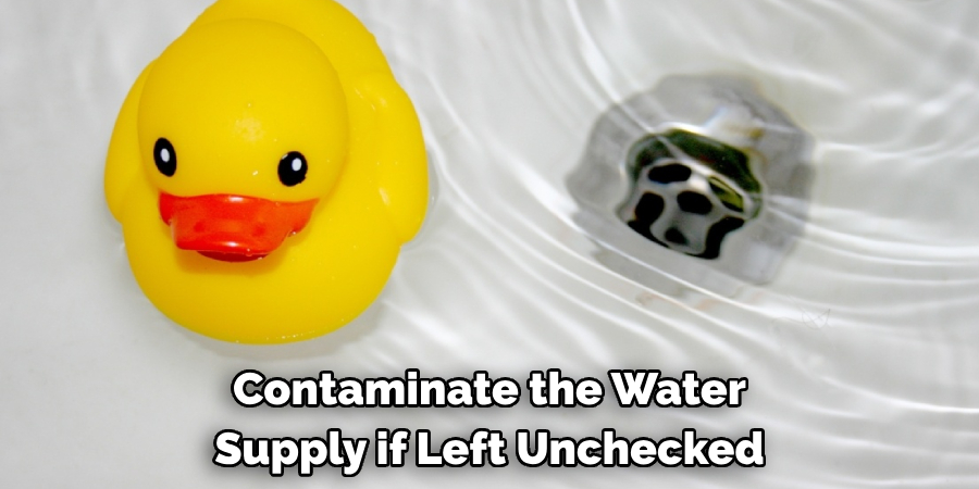 Contaminate the Water 
Supply if Left Unchecked