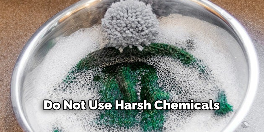  Do Not Use Harsh Chemicals on Your Faucet