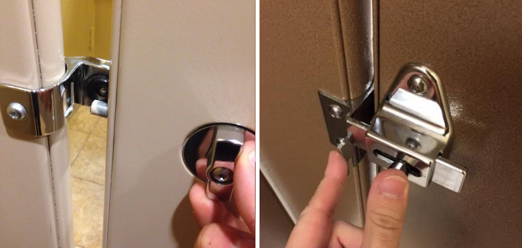 How to Fix Bathroom Stall Door Latch