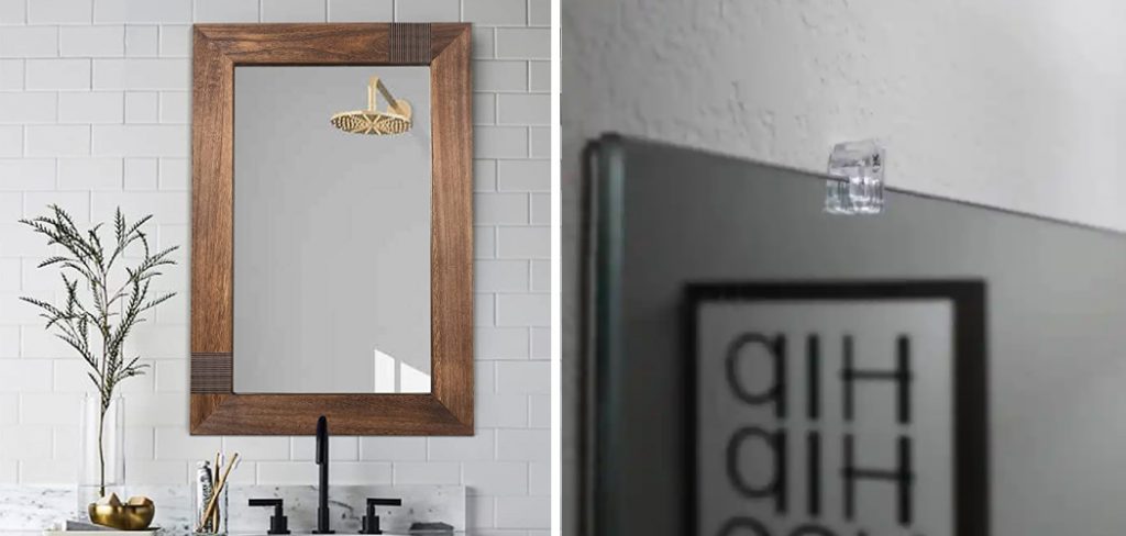 How to Frame Bathroom Mirror With Clips