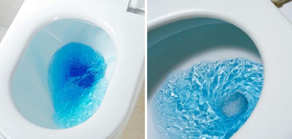 How to Get Rid of Blue Toilet Water