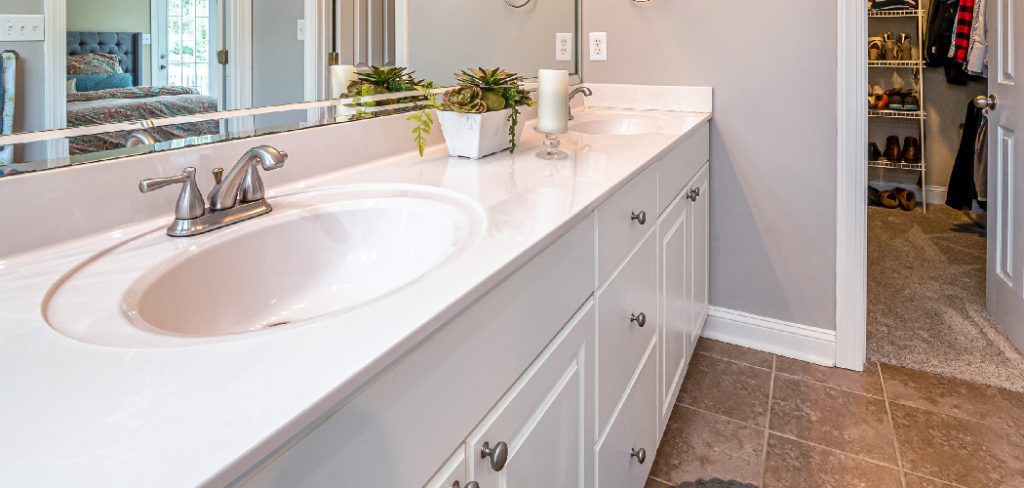 How to Paint Bathroom Countertop