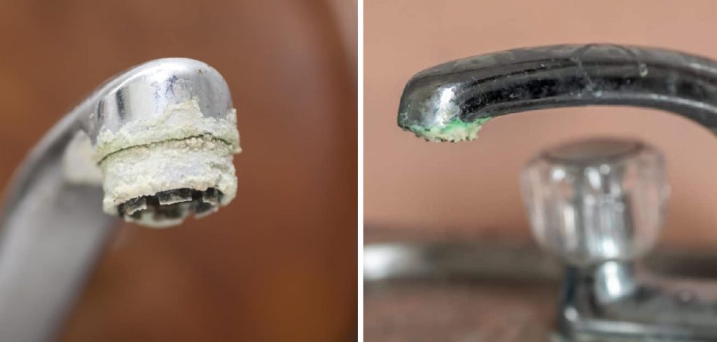 How to Remove Green Buildup on Faucet