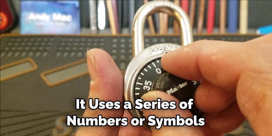 It Uses a Series of Numbers or Symbols