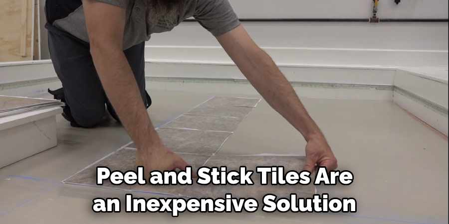 Peel and Stick Tiles Are an Inexpensive Solution