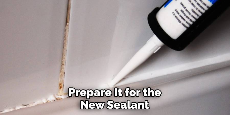 Prepare It for the New Sealant