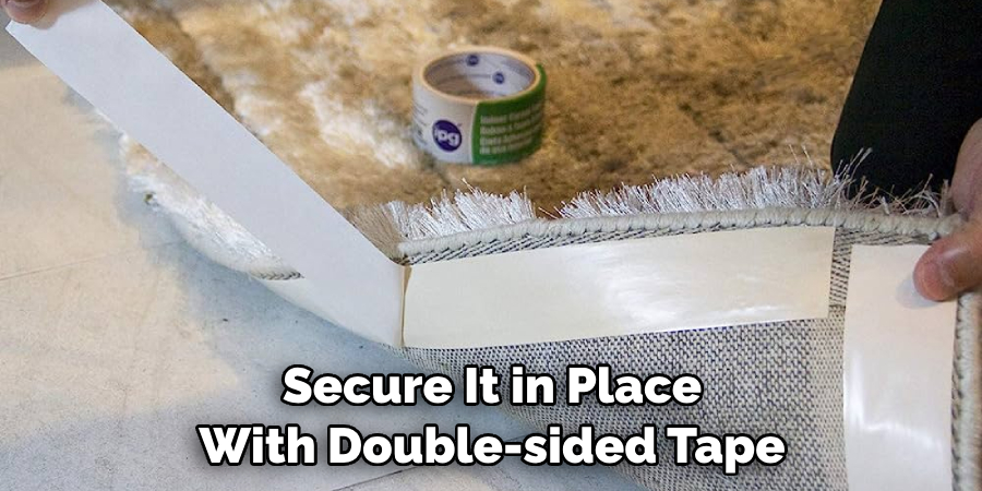 Secure It in Place With Double-sided Tape