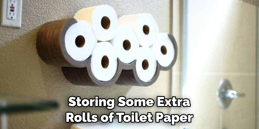 Storing Some Extra Rolls of Toilet Paper