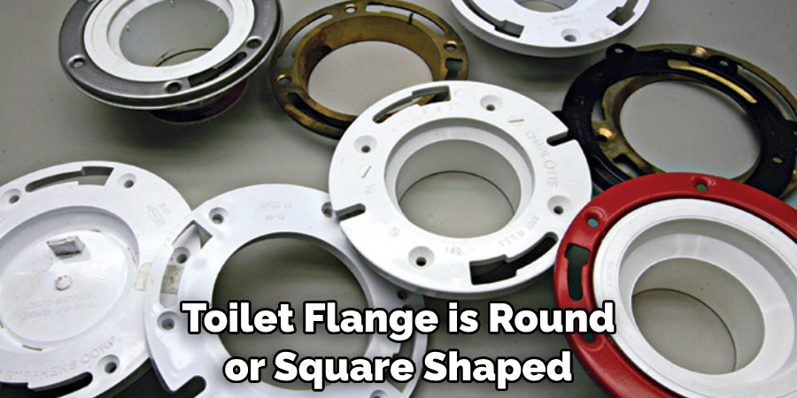 Toilet Flange is Round or Square Shaped